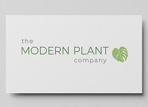 The Modern Plant Company business card.